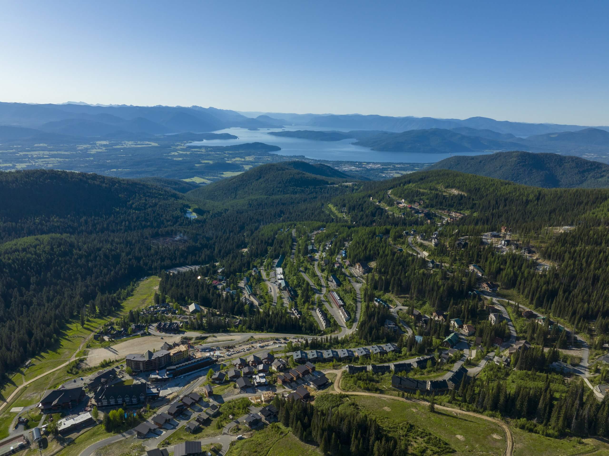 Aerial view of Schweitzer.