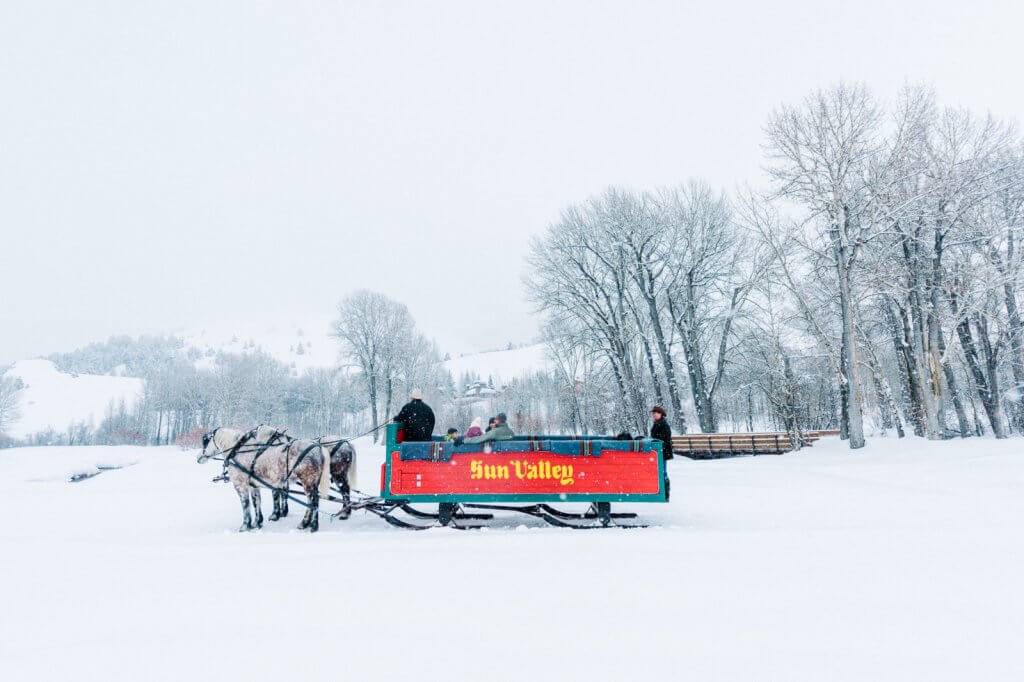 Sun Valley Sleigh Ride, Sun Valley. Photo Credit: Idaho Tourism